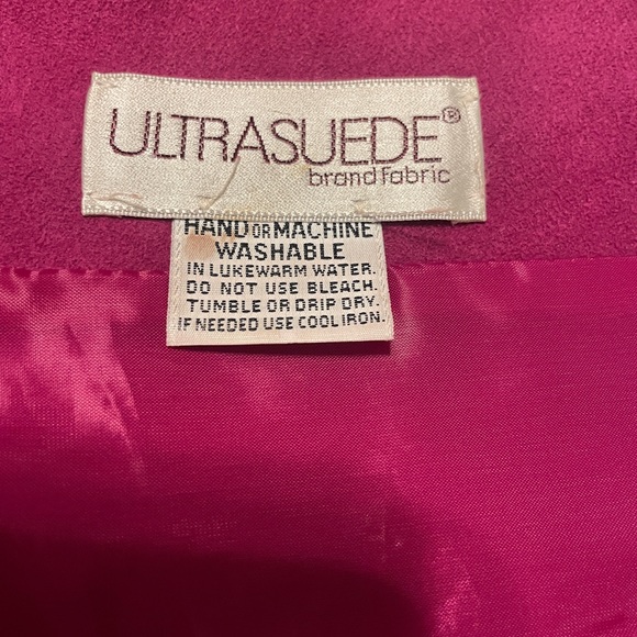 ♥️Vintage Adolph Schuman for Lilli Ann UltraSuede Womens Blazer Jacket suede - Picture 5 of 11